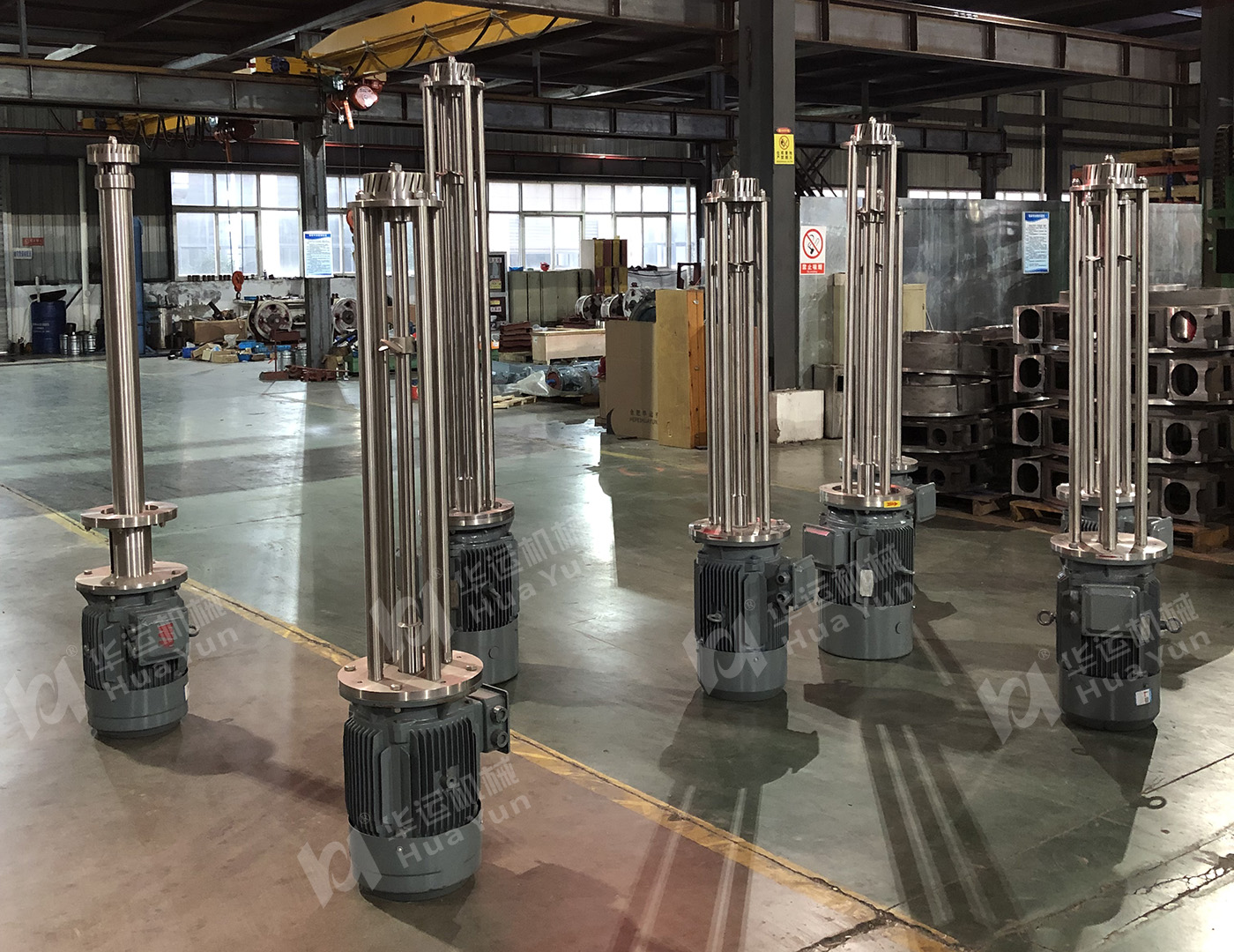 為某集團設計生產的乳化機制造完成